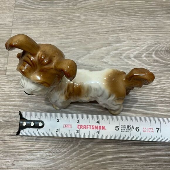 Vintage terrier dog breed porcelain figurine Skye Yorkshire - Picture 3 of 9